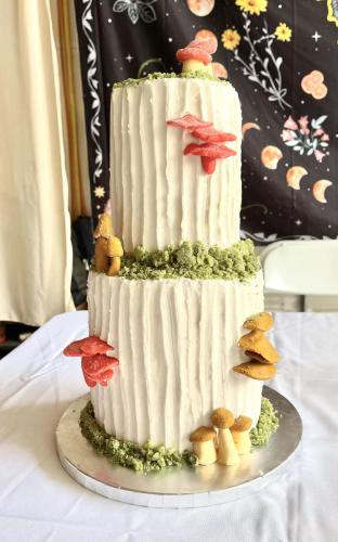 Mushroom Wedding Cake